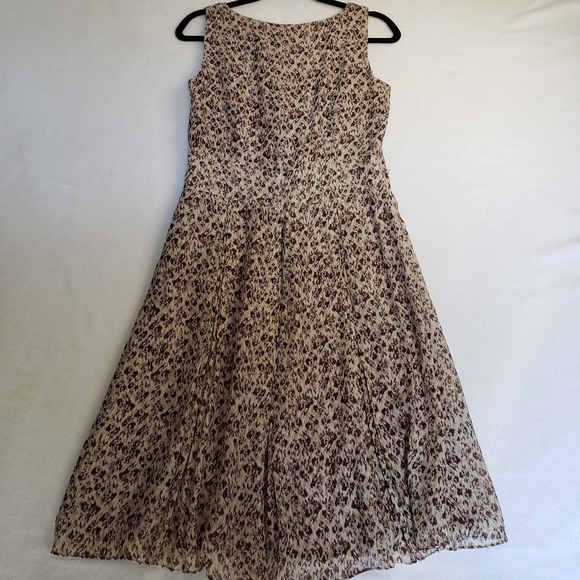 Ann Taylor Silk Dress animal print size 8 - Picture 11 of 12